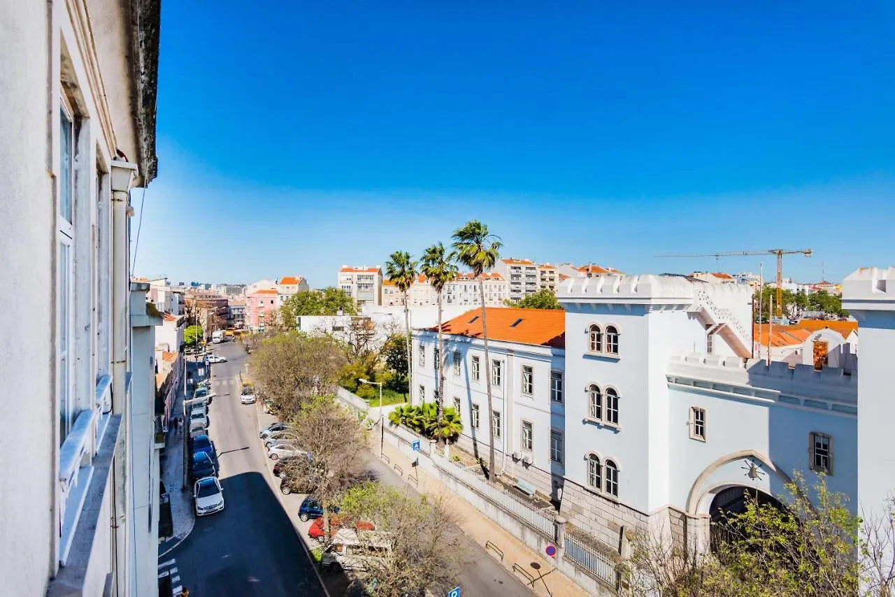 شقة Bright & Beautiful Top Floor Graca Flat Lisboa